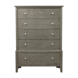 Cotterill Gray 5-Piece Bedroom Set (Queen Bed, Nightstand, Dresser, Mirror, Chest) from Homelegance - Luna Furniture