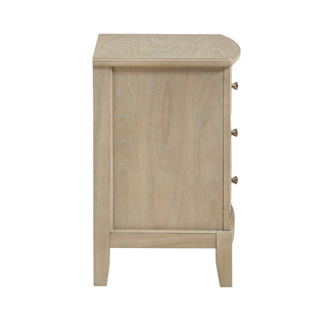 Cotterill Beige Nightstand from Homelegance - Luna Furniture