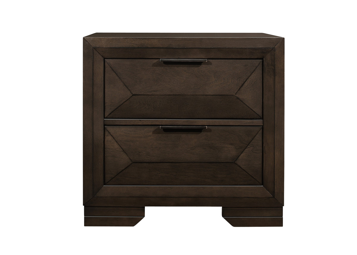 Chesky Warm Espresso Nightstand