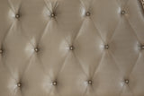 Cavalier Silver Queen Upholstered Sleigh Bed from Homelegance - Luna Furniture