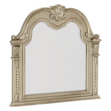 Cavalier Silver 5-Piece Bedroom Set (Queen Bed, Nightstand, Dresser, Mirror, Chest) from Homelegance - Luna Furniture