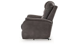 Snowfield Gunmetal Power Lift Recliner from Ashley Furniture - Luna Furniture