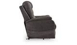 Snowfield Gunmetal Power Lift Recliner from Ashley Furniture - Luna Furniture