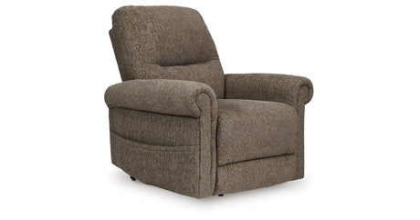 Aureta Earth Power Lift Recliner from Ashley - Luna Furniture