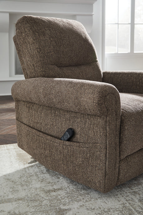 Aureta Earth Power Lift Recliner from Ashley - Luna Furniture