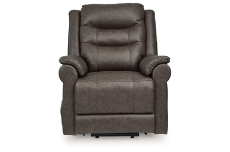 Oatman Umber Power Lift Recliner from Ashley Furniture - Luna Furniture
