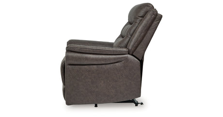 Oatman Umber Power Lift Recliner from Ashley Furniture - Luna Furniture