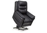 Oatman Carbon Power Lift Recliner from Ashley Furniture - Luna Furniture