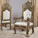 HD-1802 Bronze Arm Chair from Homey Design - Luna Furniture