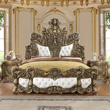 HD-1802 Perfect Brown California King Bed from Homey Design - Luna Furniture