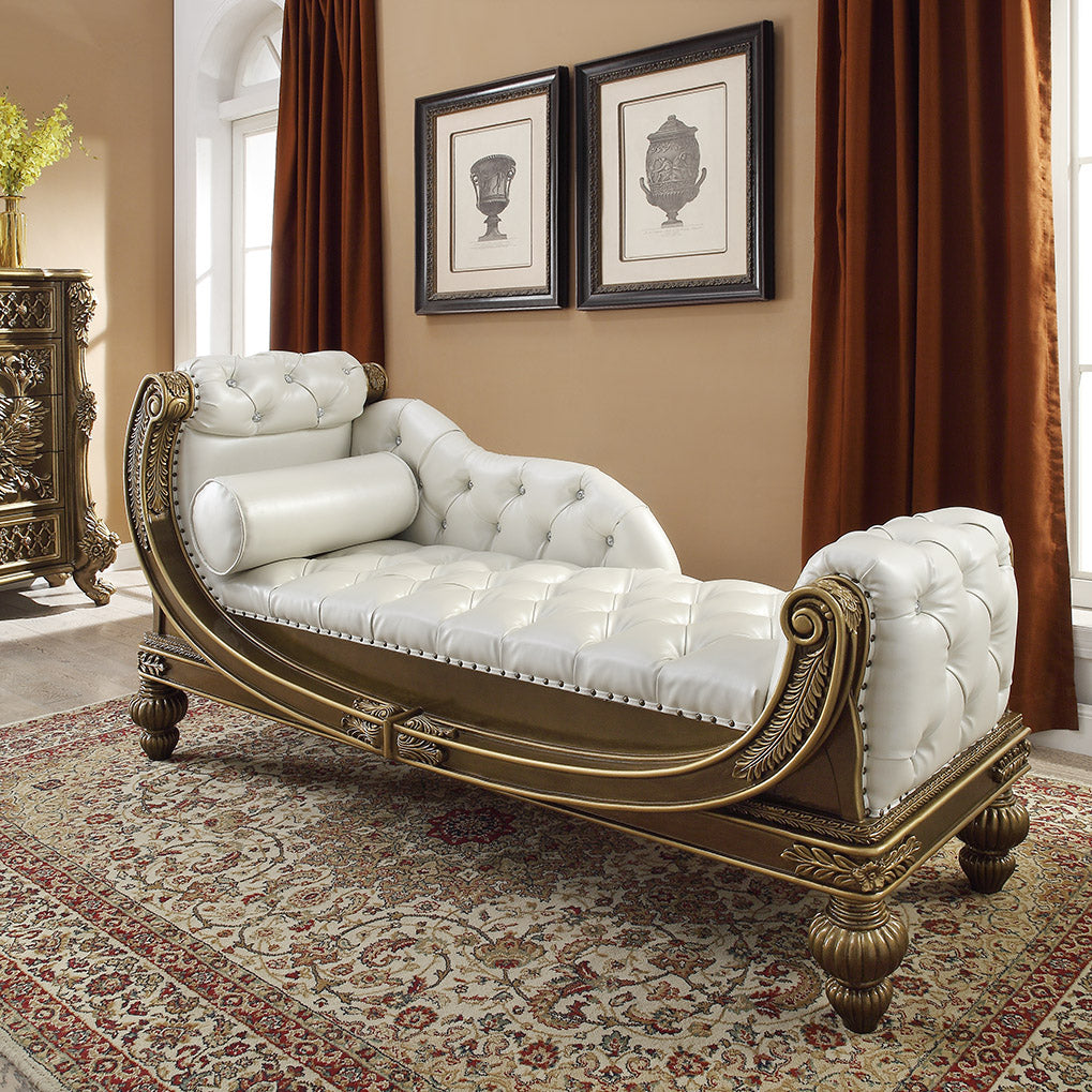HD-1802 Bronze Bench from Homey Design - Luna Furniture