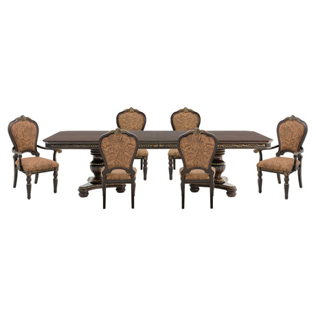 1808-112*7 7pc set (TABLE + 2 ARM + 4 SIDE CHAIRS) from Homelegance - Luna Furniture