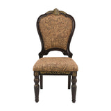 Russian Hill Warm Cherry 112" 7-Piece Double Pedestal Extendable Dining Set from Homelegance - Luna Furniture