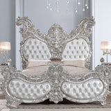 HD-1808 Silver Eastern King Bed from Homey Design - Luna Furniture
