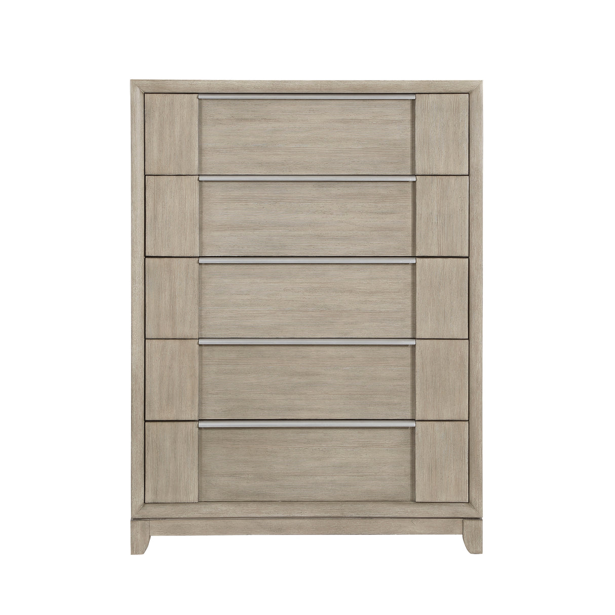 McKewen Light Gray California King Platform Bed with Footboard Storage from Homelegance - Luna Furniture
