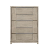 McKewen Light Gray California King Platform Bed with Footboard Storage from Homelegance - Luna Furniture