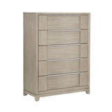 McKewen Light Gray California King Platform Bed with Footboard Storage from Homelegance - Luna Furniture