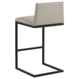 Vardon Tan Genuine Leather Bar Stool, Set of 2 from Coaster - Luna Furniture