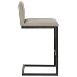 Vardon Tan Genuine Leather Bar Stool, Set of 2 from Coaster - Luna Furniture