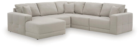 Next-Gen Gaucho Gray 5-Piece Sectional with Chaise from Ashley - Luna Furniture