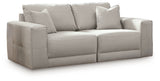 Next-Gen Gaucho Gray 2-Piece Sectional Loveseat from Ashley - Luna Furniture