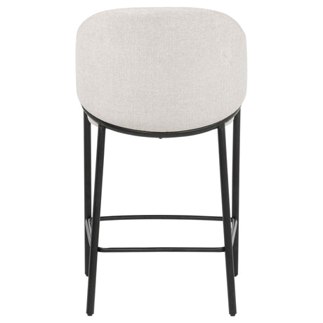 Chadwick Beige Fabric Upholstered Counter Height Chair, Set of 2 from Coaster - Luna Furniture