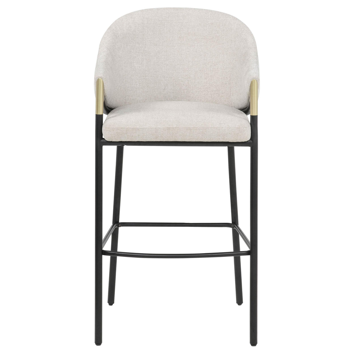 Chadwick Beige Fabric Upholstered Bar Chair, Set of 2 from Coaster - Luna Furniture
