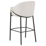 Chadwick Beige Fabric Upholstered Bar Chair, Set of 2 from Coaster - Luna Furniture