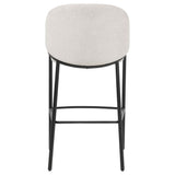 Chadwick Beige Fabric Upholstered Bar Chair, Set of 2 from Coaster - Luna Furniture