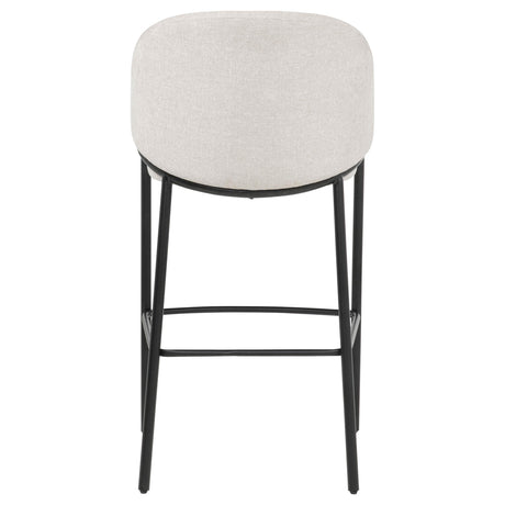 Chadwick Beige Fabric Upholstered Bar Chair, Set of 2 from Coaster - Luna Furniture