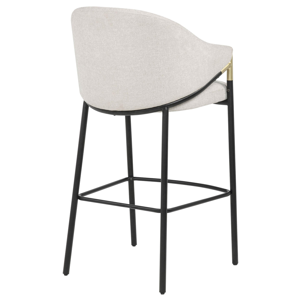 Chadwick Beige Fabric Upholstered Bar Chair, Set of 2 from Coaster - Luna Furniture