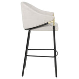Chadwick Beige Fabric Upholstered Bar Chair, Set of 2 from Coaster - Luna Furniture