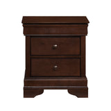 Beechnut Light Elm Nightstand from Homelegance - Luna Furniture