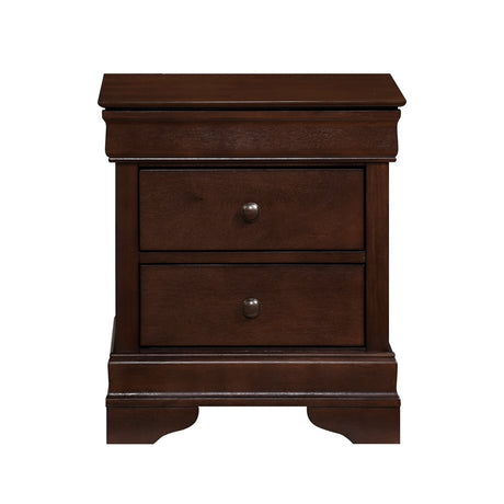 Beechnut Light Elm Nightstand from Homelegance - Luna Furniture