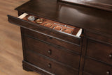 Abbeville Cherry Nightstand, Hidden Drawer from Homelegance - Luna Furniture