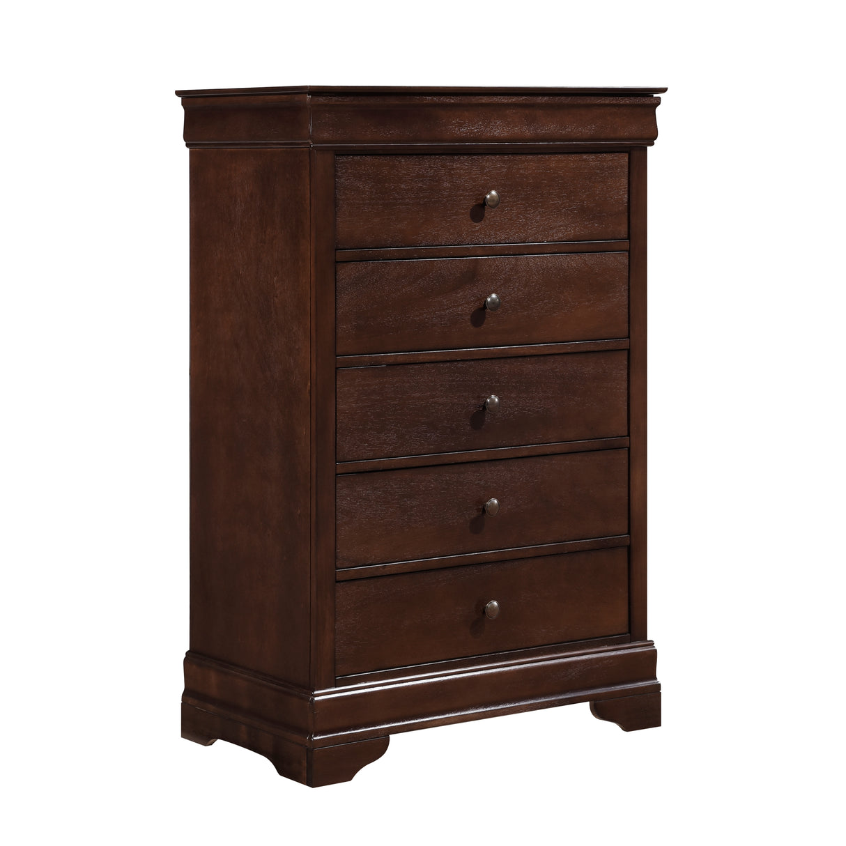 Abbeville Cherry Nightstand, Hidden Drawer from Homelegance - Luna Furniture