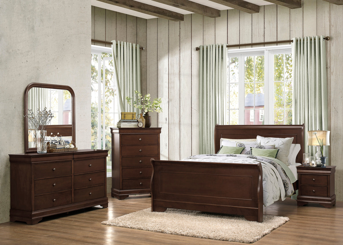 Catalonia Cherry Eastern King Bed