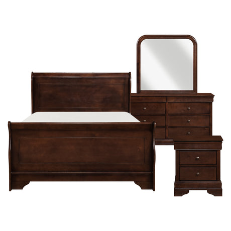 Abbeville Cherry Queen Bed from Homelegance - Luna Furniture