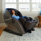 Gen Max 4D Massage Chair - Gray/Dark Brown from Infinity - Luna Furniture