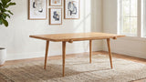 Fabra Honey 79-inch Rectangular Wood Dining Table