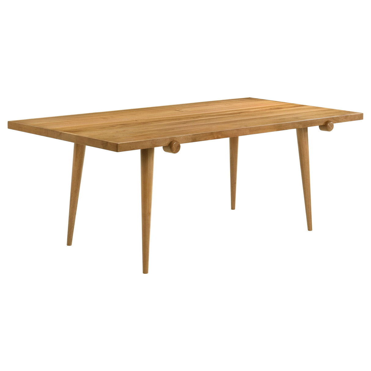 Fabra Honey 79-inch Rectangular Wood Dining Table from Coaster - Luna Furniture