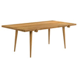 Fabra Honey 79-inch Rectangular Wood Dining Table from Coaster - Luna Furniture