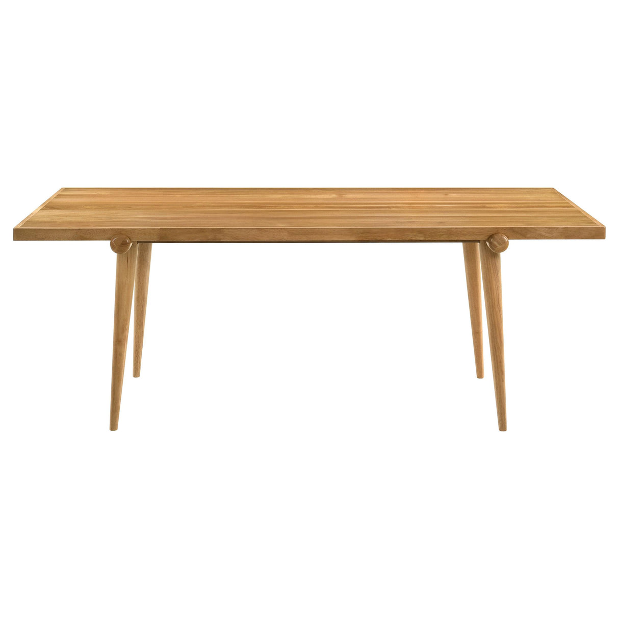 Fabra Honey 79-inch Rectangular Wood Dining Table from Coaster - Luna Furniture