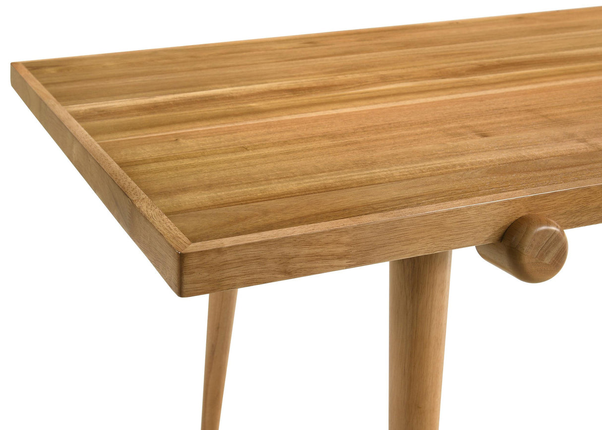 Fabra Honey 79-inch Rectangular Wood Dining Table from Coaster - Luna Furniture