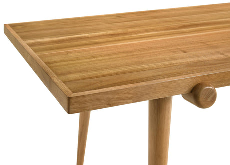 Fabra Honey 79-inch Rectangular Wood Dining Table from Coaster - Luna Furniture