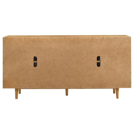 Fabra Honey 4-Door Dining Sideboard Storage Console from Coaster - Luna Furniture