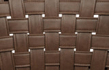 Tallis Brown / Walnut Woven Leatherette Back Counter Chair (Set of 2) from Coaster - Luna Furniture
