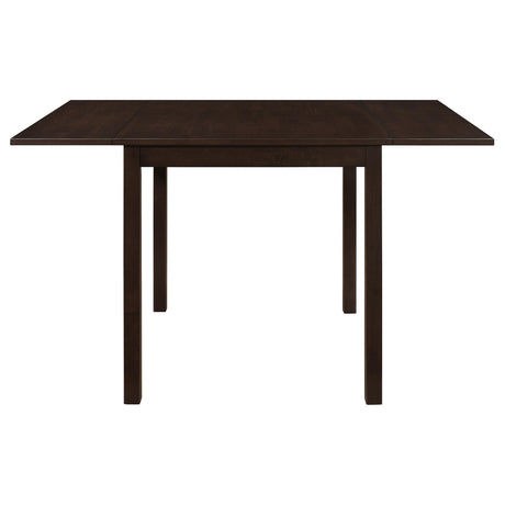 Kelso Cappuccino and Tan 3-Piece Drop Leaf Dining Set from Coaster - Luna Furniture