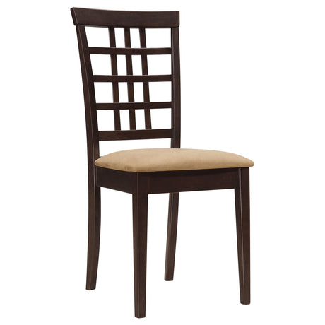 Kelso Cappuccino and Tan 3-Piece Drop Leaf Dining Set from Coaster - Luna Furniture