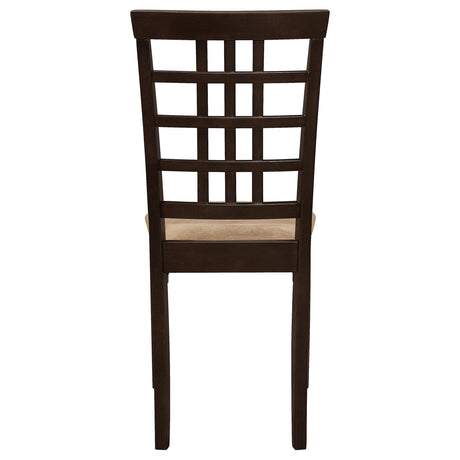Kelso Cappuccino and Tan 3-Piece Drop Leaf Dining Set from Coaster - Luna Furniture